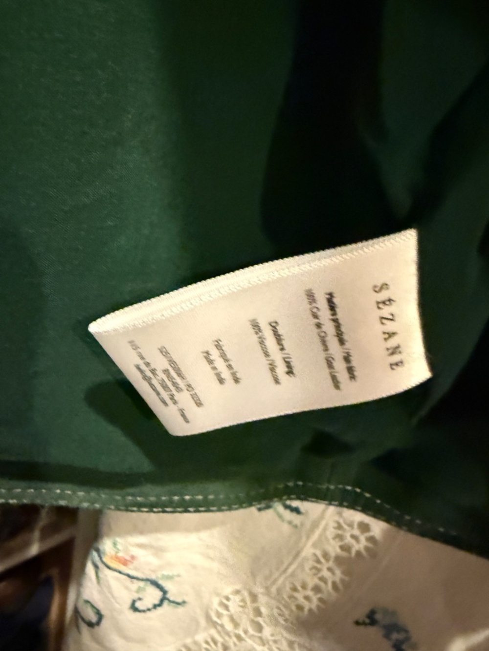 Sezane Blair Jacket Green Suede Vest US6 - Picture 4 of 5